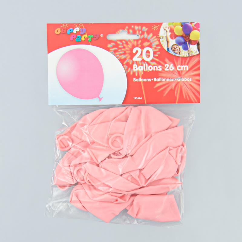 20 ballon gappy party rose