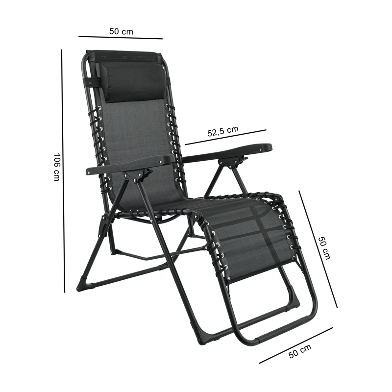 Fauteuil de jardin inclinable