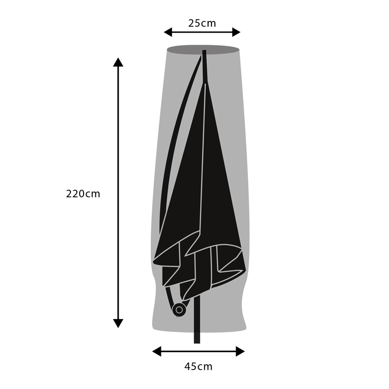 Housse de protection pour parasol déporté