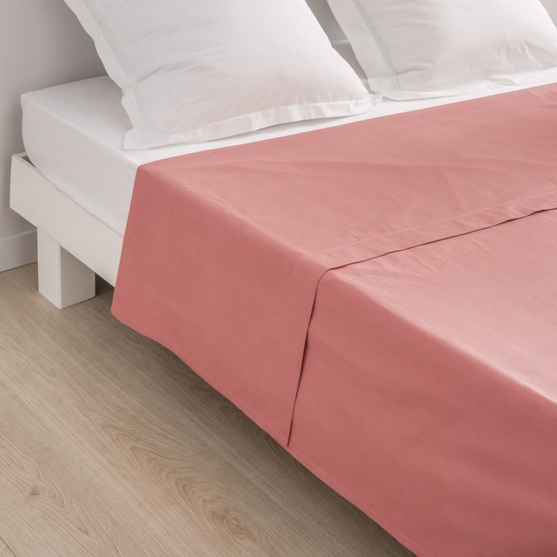 Drap plat 'Dream' rose framboise