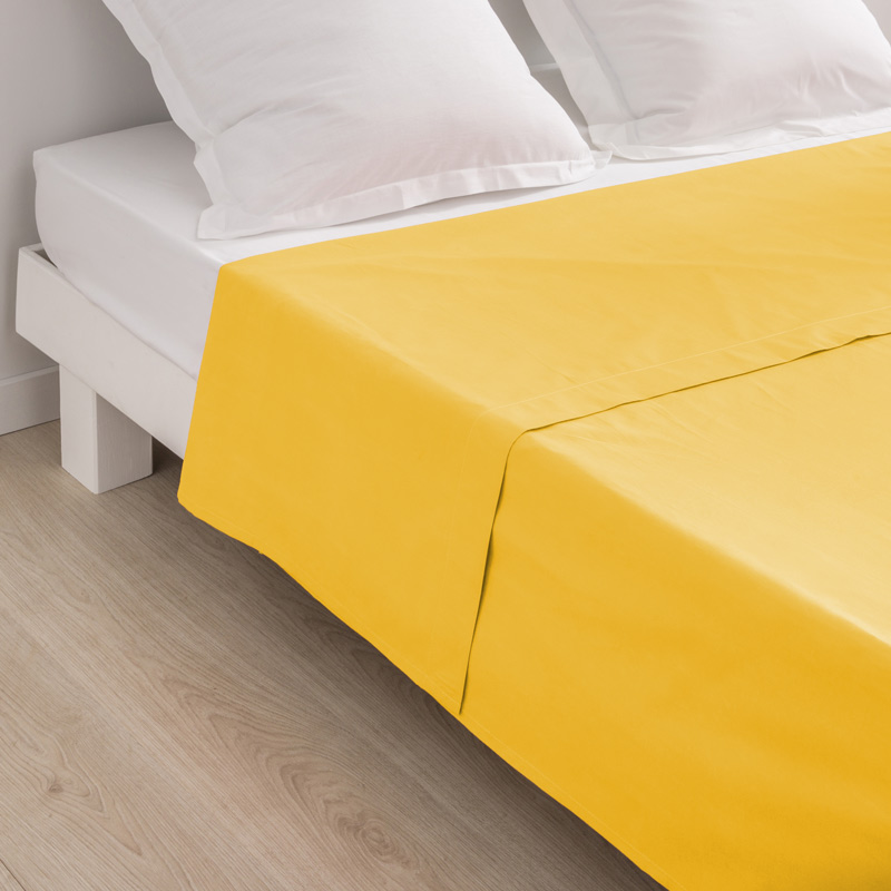 Drap plat 'Dream' jaune