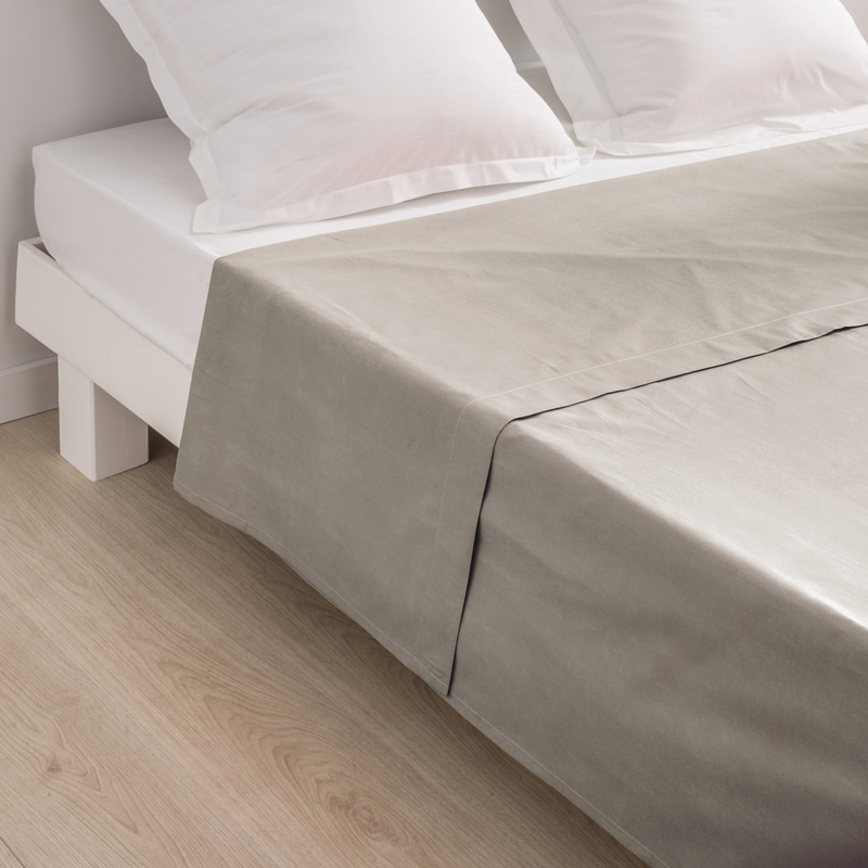 Drap plat 'Dream' grsi clair