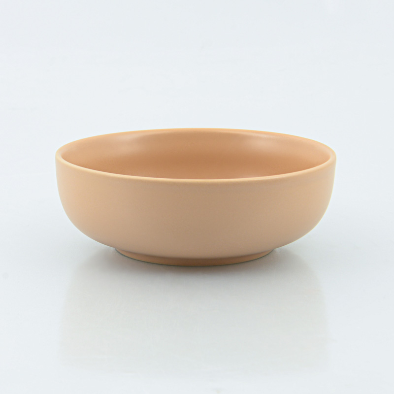 Poke bowl 'Marocchino' couleur camel en grès