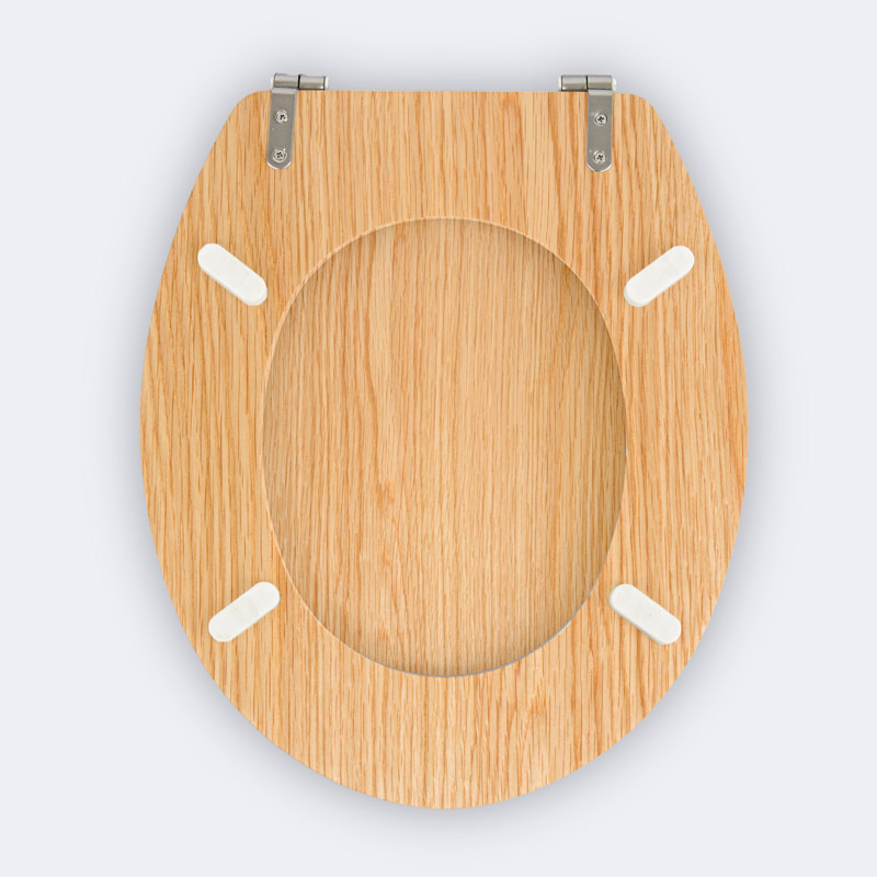 Abattant WC imitation bambou beige