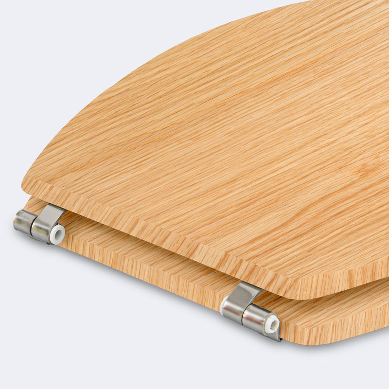 Abattant WC imitation bambou beige