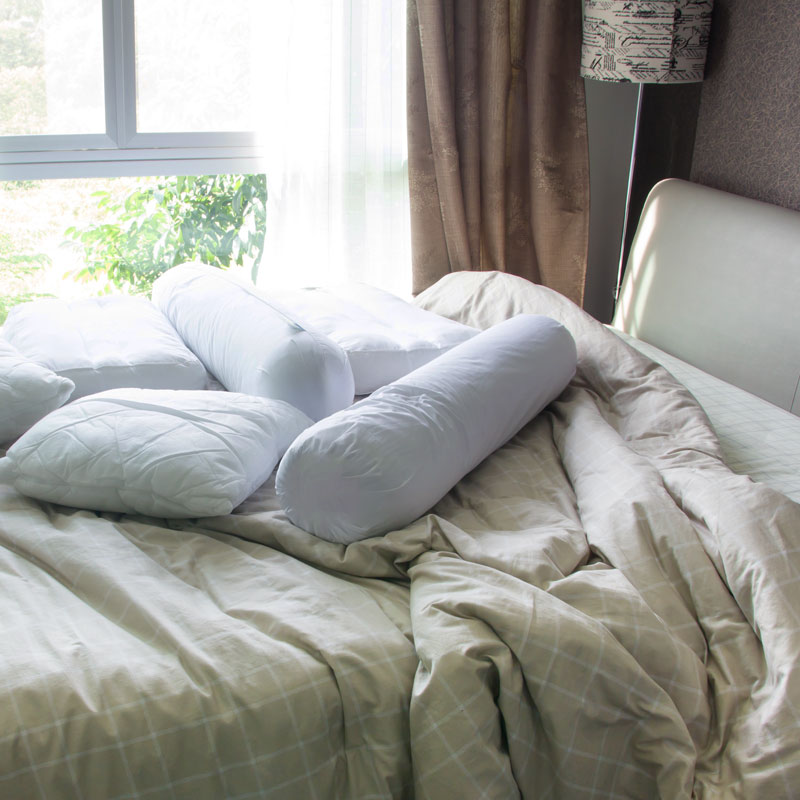 Traversin microfibre blanc 