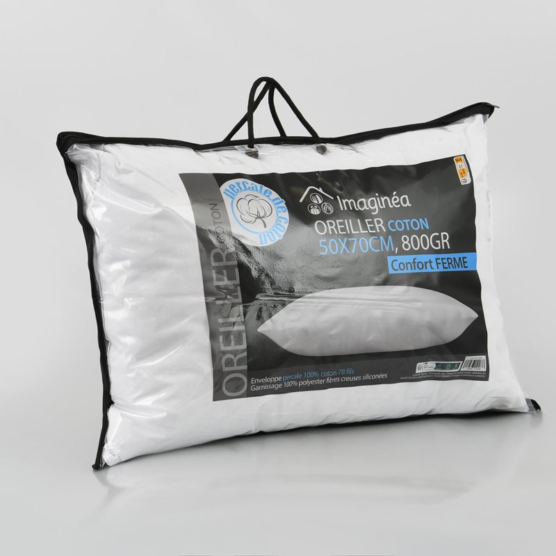 Oreiller 'Cocoon' 800gr blanc rectangulaire