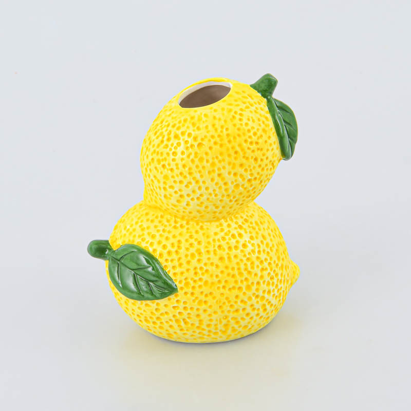 Vase lemon style 15cm