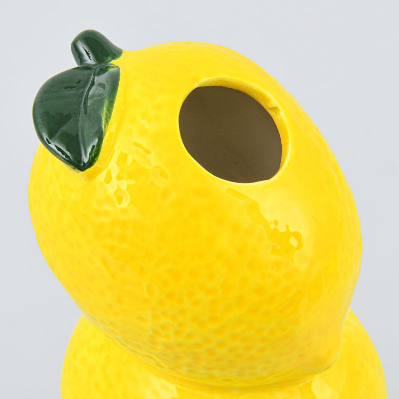 Vase lemon style 19cm