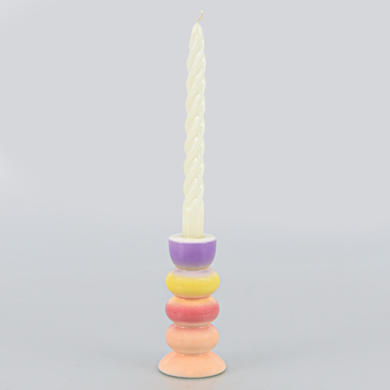 Porte bougie 'Pop' multicolore 