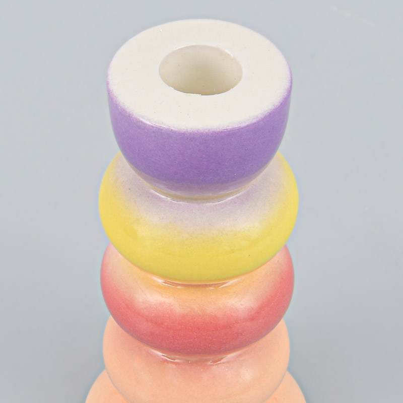 Porte bougie 'Pop' multicolore 
