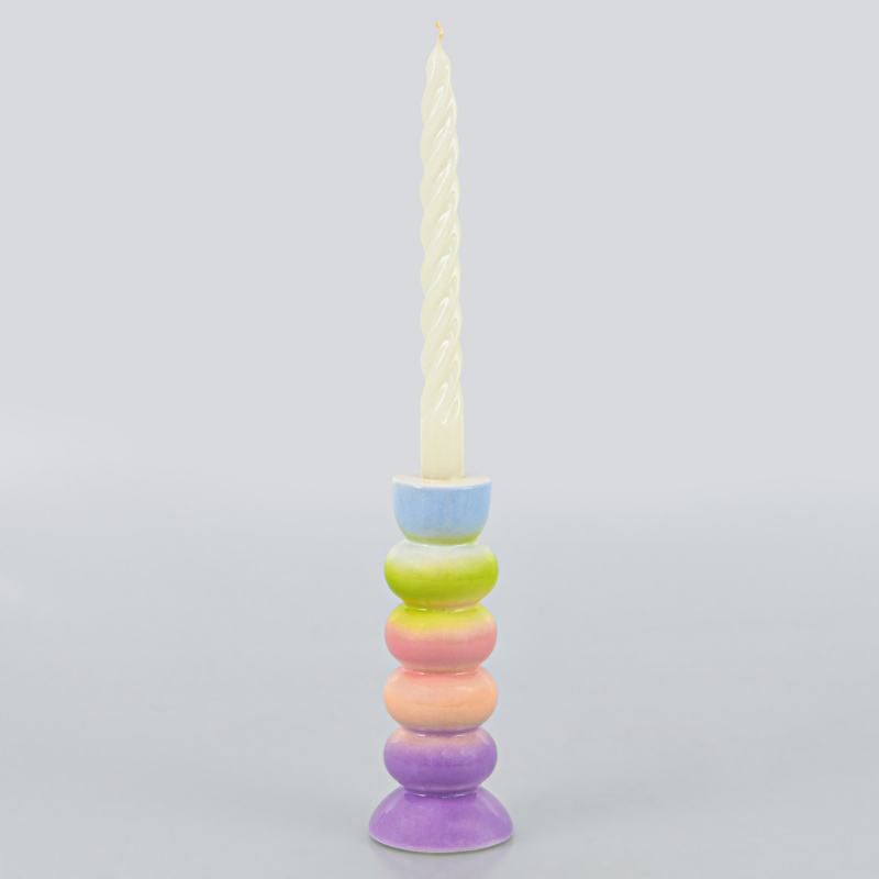 Porte bougie 'Pop' multicolore 