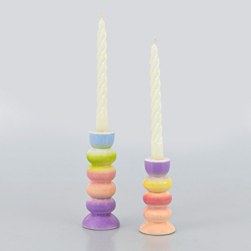 Porte bougie 'Pop' multicolore 