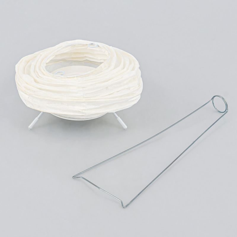 Lanterne papier led blanche