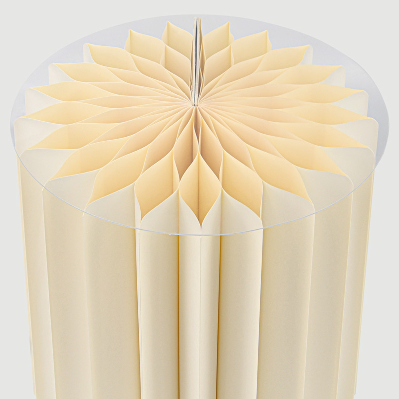 Bout de canapé pliable blanc