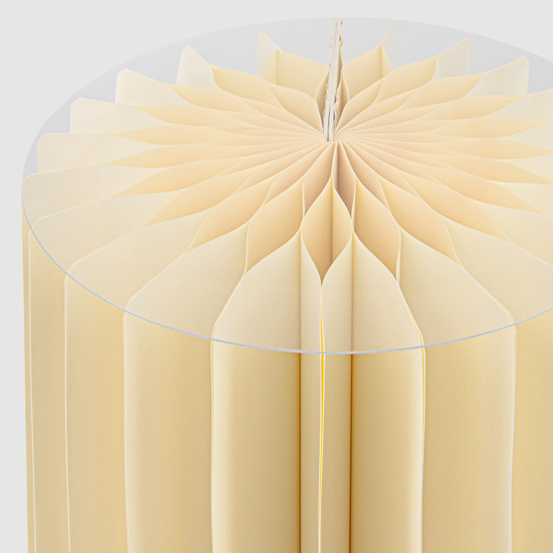 Bout de canapé pliable blanc