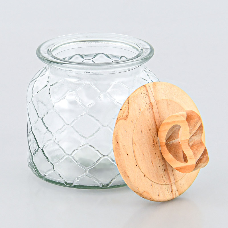 Bocal avec couvercle coeur 600ml 