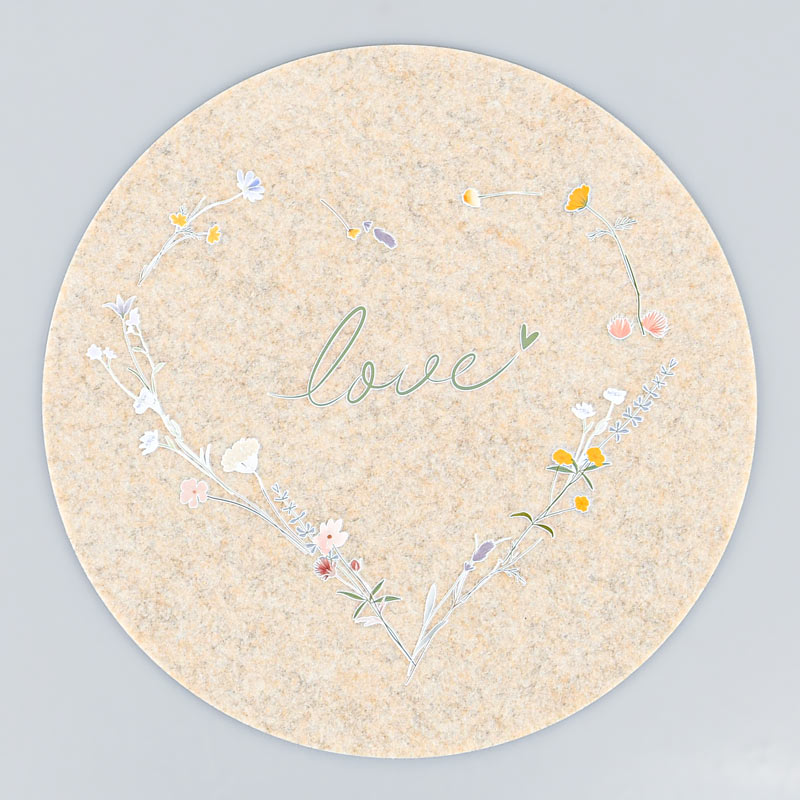 Set de table 'Lovin Flower' beige