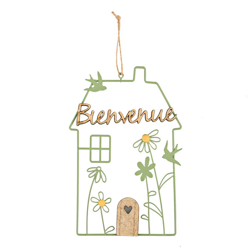 Décoration à suspendre 'Bienvenue'