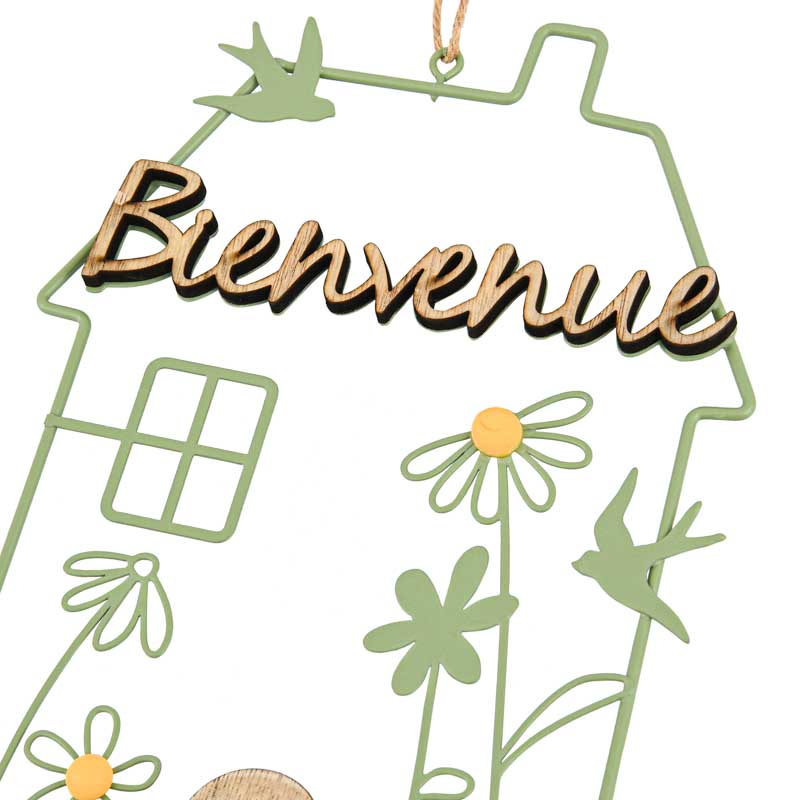 Décoration à suspendre 'Bienvenue'