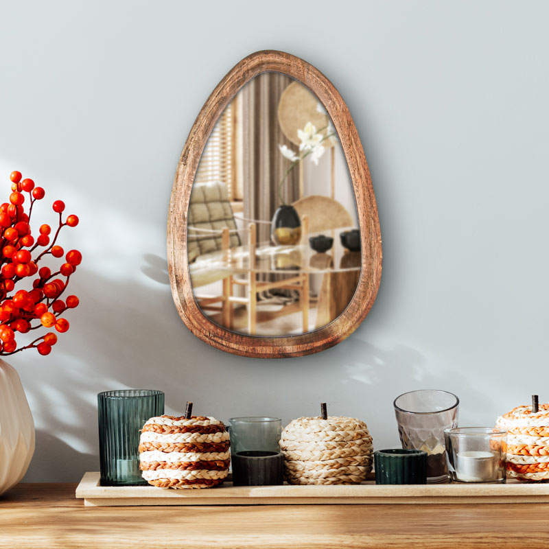 Miroir forme organique 