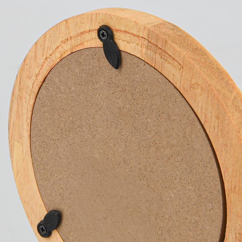 Cadre photo rond sur pied