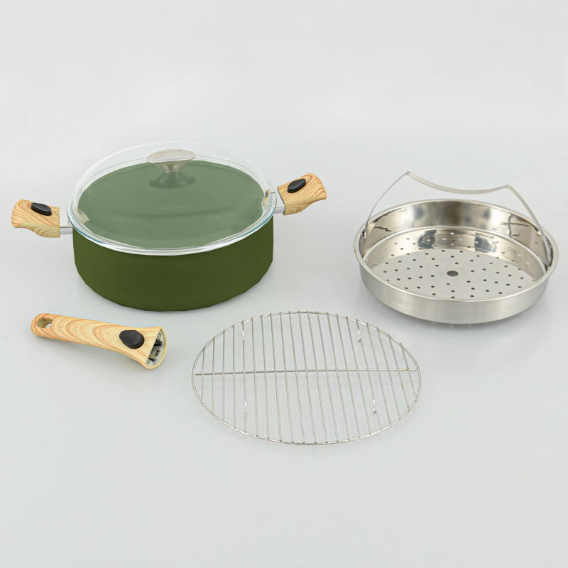 Set culinaire multi-usages olive