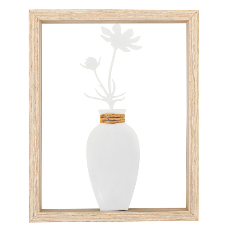 Cadre décoratif vase 