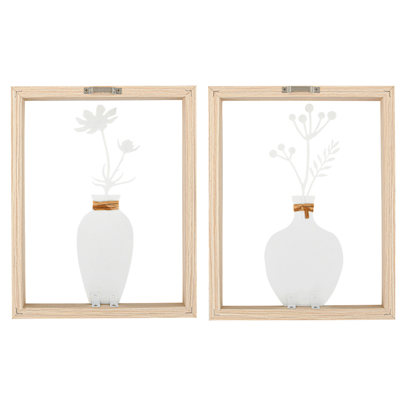 Cadre décoratif vase 