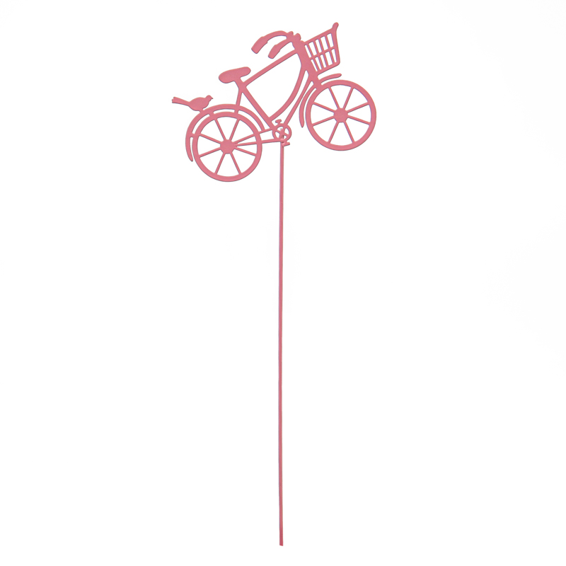 Pique bicyclette en métal peint 