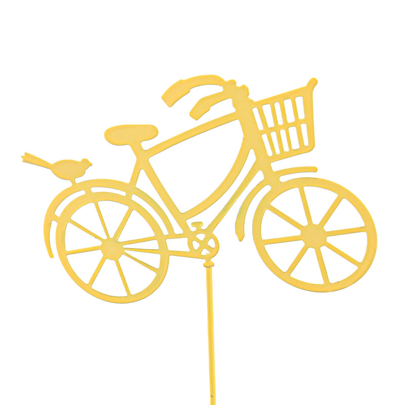 Pique bicyclette en métal peint 