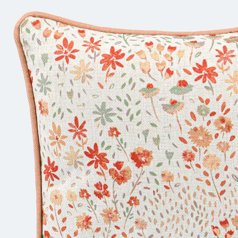Coussin décoratif  imprimé 'Anthea' jaune