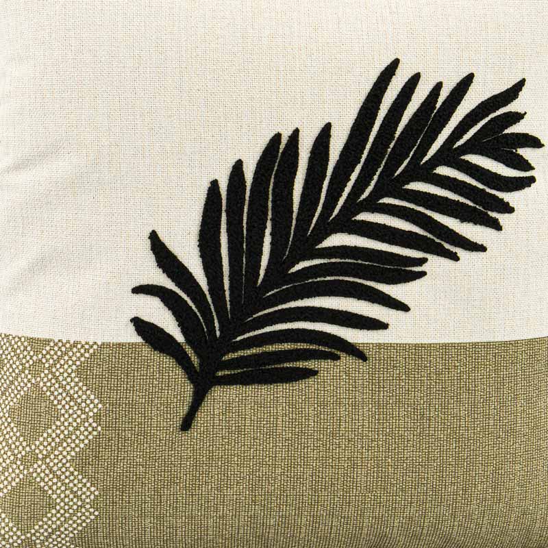 Coussin décoratif  imprimé 'Inaya' vert