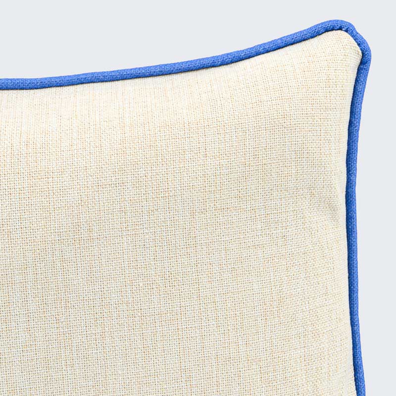 Coussin décoratif  imprimé 'Ivy' corail