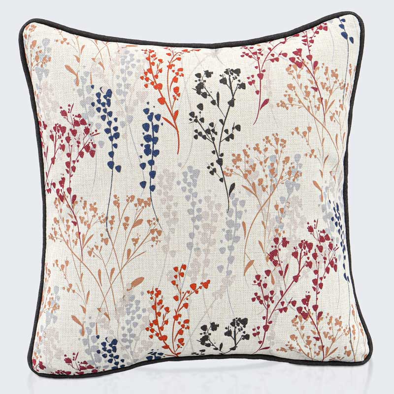 Coussin décoratif  imprimé fleuri 'Veronica' 