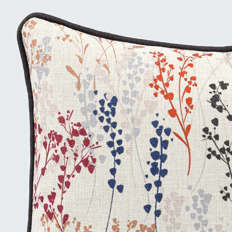 Coussin décoratif  imprimé fleuri 'Veronica' 