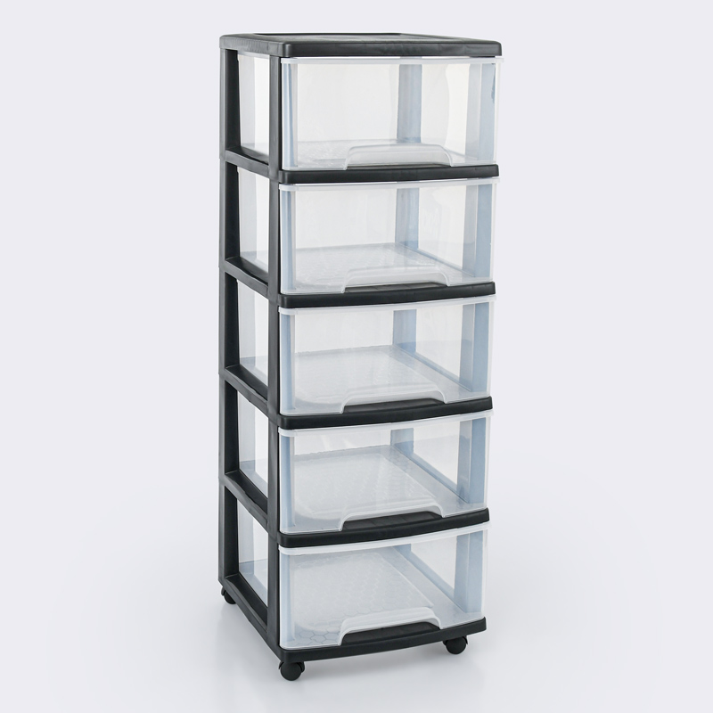 Tour de rangement 5 tiroirs curver