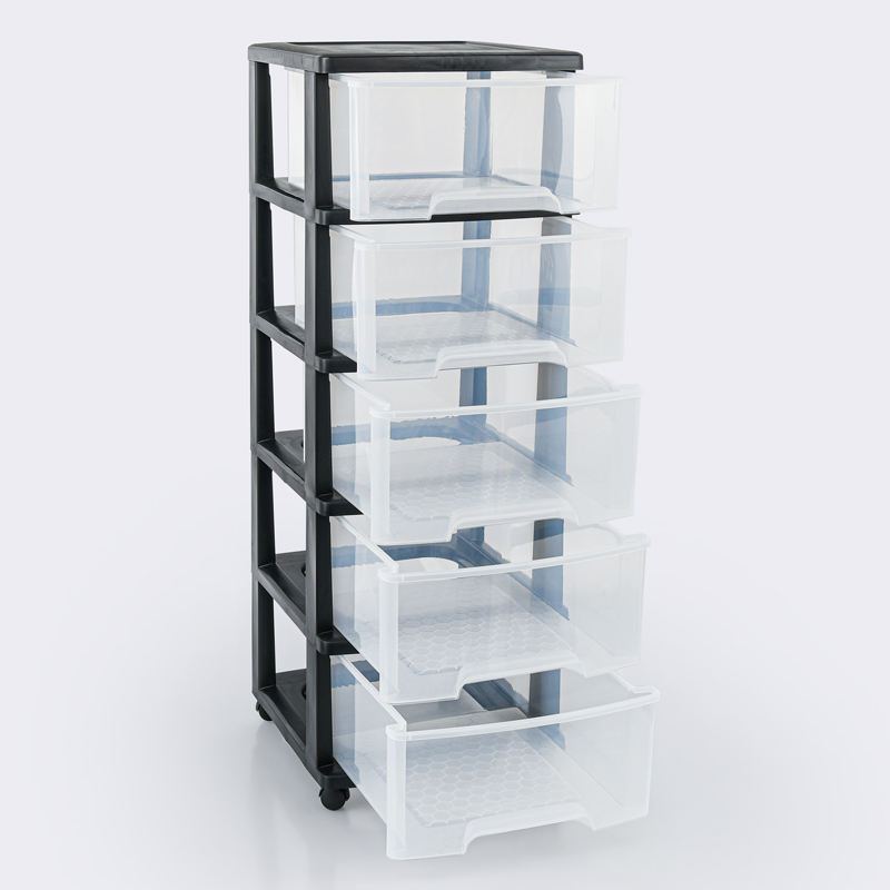 Tour de rangement 5 tiroirs curver