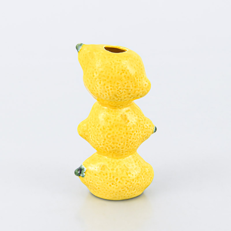 Vase lemon style 