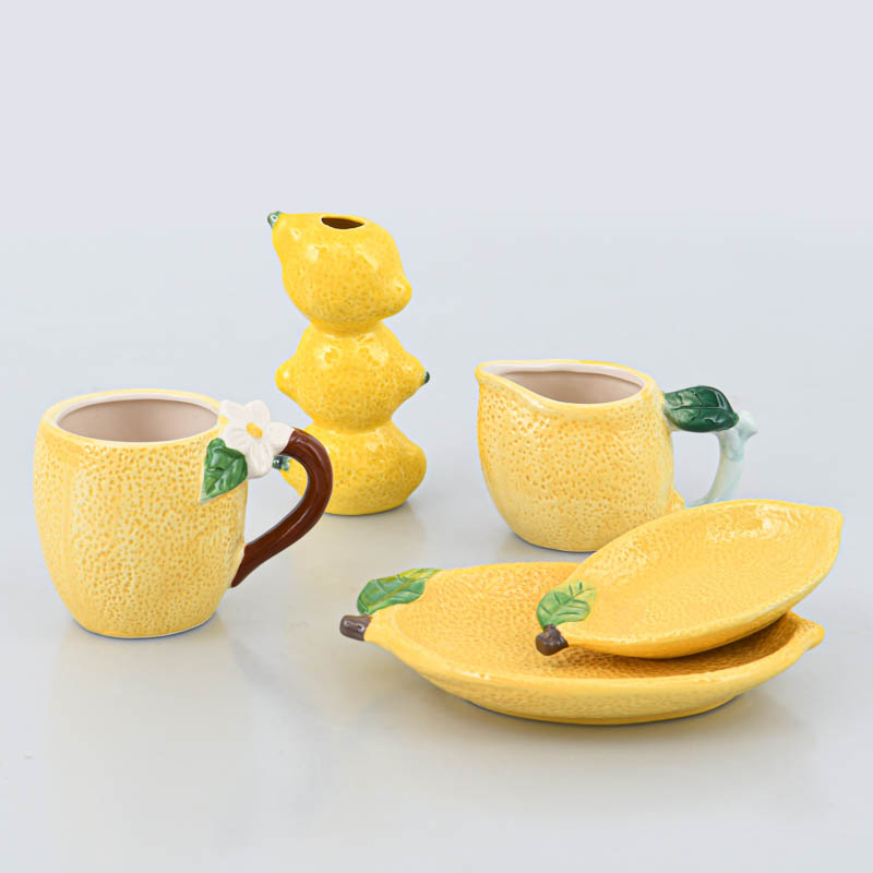 Vase lemon style 