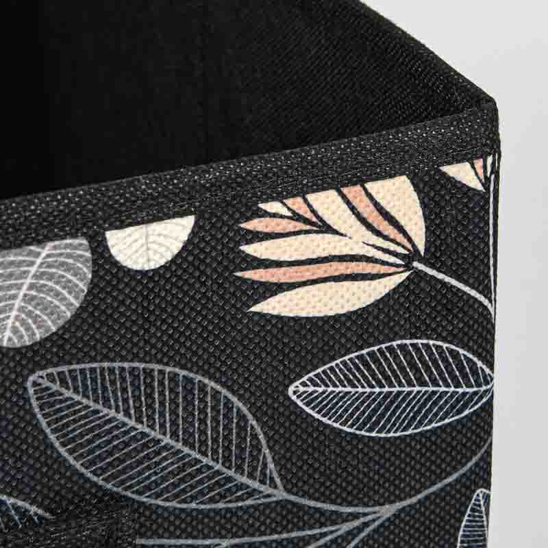 Bac de rangement pliable 'Amanda' noir