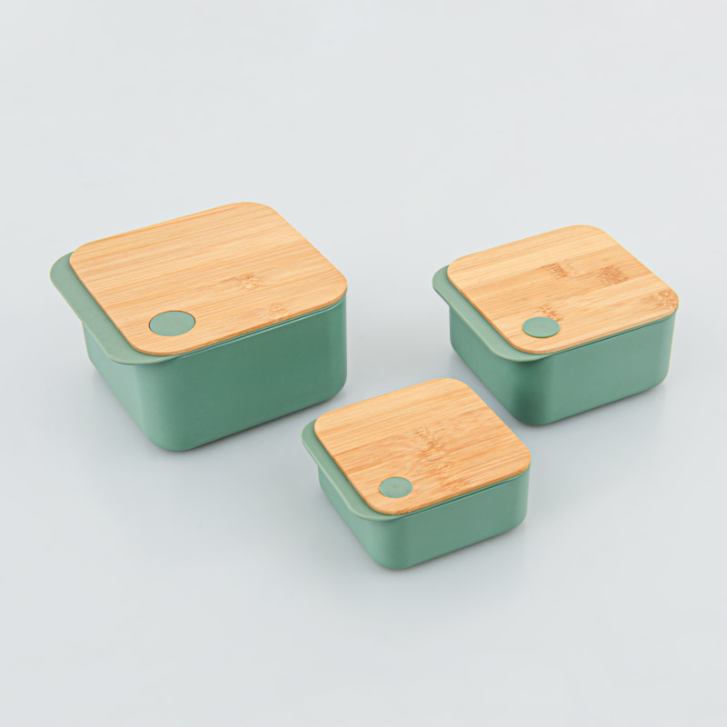 Lunch box vert carré 600ml