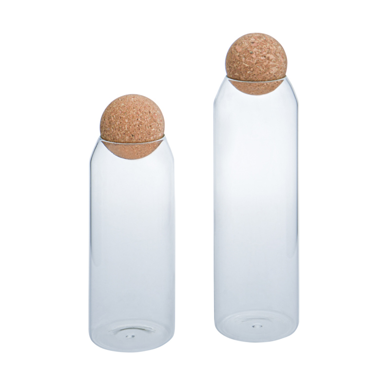 Carafe borosilicate avec bouchon de liège