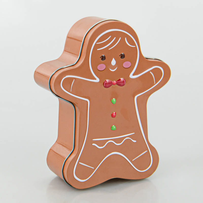 Boîte à gâteaux de Noël pain d'épices marron 
