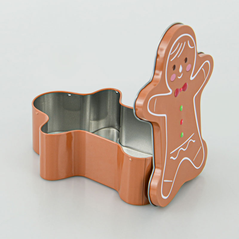 Boîte à gâteaux de Noël pain d'épices marron 