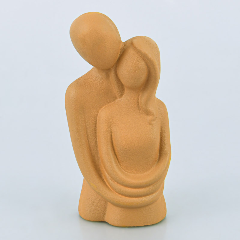Statue couple terracotta
