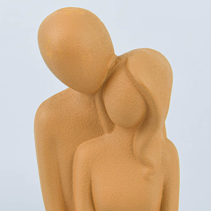Statue couple terracotta