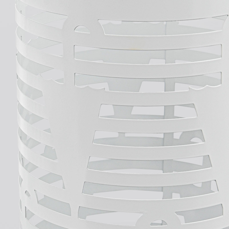 Porte parapluie métal blanc