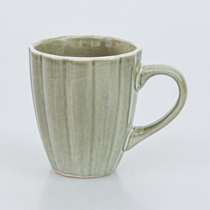 Mug 'Vintage Waves' grès émail réactif