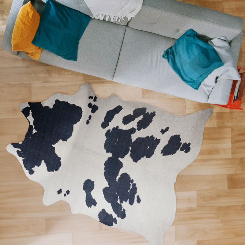 Tapis imitation 'Peau de vache'